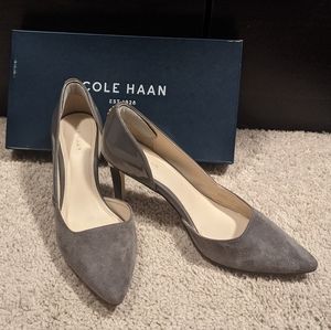 Size 6 Gray Cole Haan Pumps